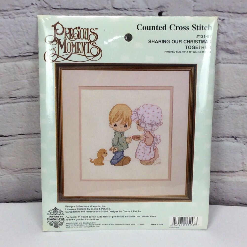 Precious Moments-Sharing Our Christmas Together- Counted Cross Stitch Kit 131-57
